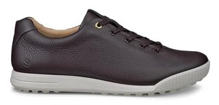 Ecco Golf Street Retro pánské kožené golfové boty, hnědé