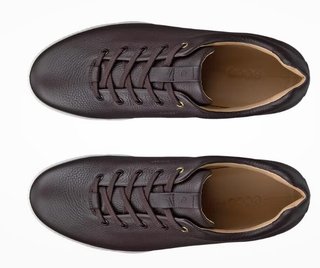 Ecco Golf Street Retro pánské kožené golfové boty, hnědé