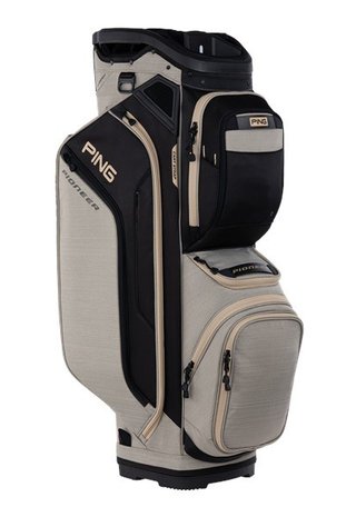 Ping Pioneer 244 cart bag, černo/béžový