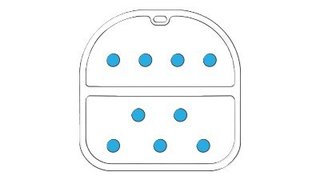Ping Moonlite carry stand bag, blue isles