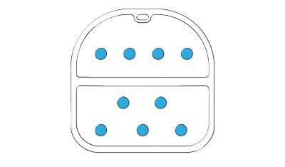 Ping Moonlite carry stand bag, blue isles