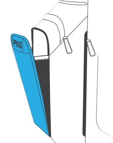 Ping Reserve 254 stand bag, tmavě modrý