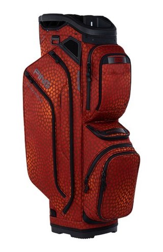 Ping Pioneer 244 cart bag, rust mosaic