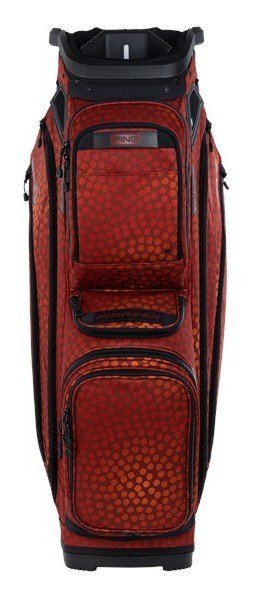 Ping Pioneer 244 cart bag, rust mosaic