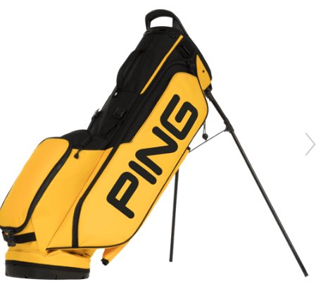 PING Hoofer Lite 231 Club Together stand bag, yellow/black