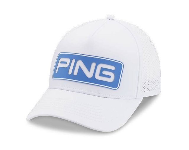 PING Tour Vented Delta kšiltovka, white/fresh water