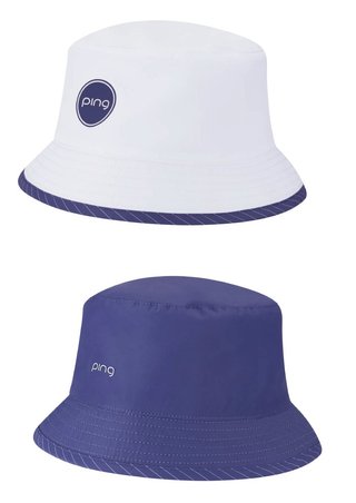 Ping G Le4 dámský oboustranný klobouk, bílý/fialový