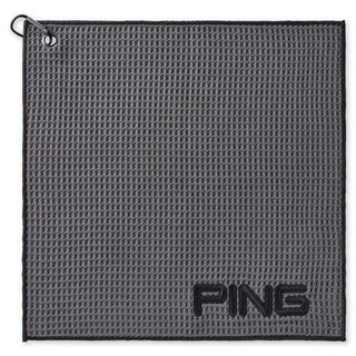 Ping Clip golfový ručník, šedý