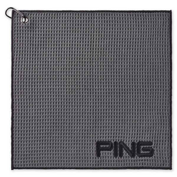 Ping Clip golfový ručník, šedý