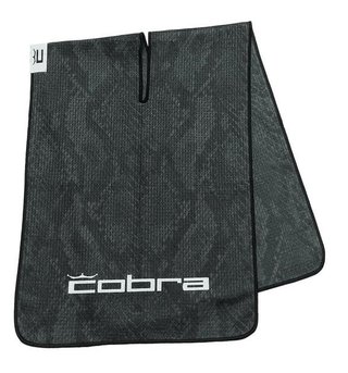 Cobra Snakeskin golfový ručník, black snakeskin
