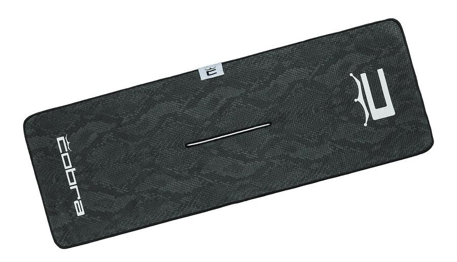 Cobra Snakeskin golfový ručník, black snakeskin
