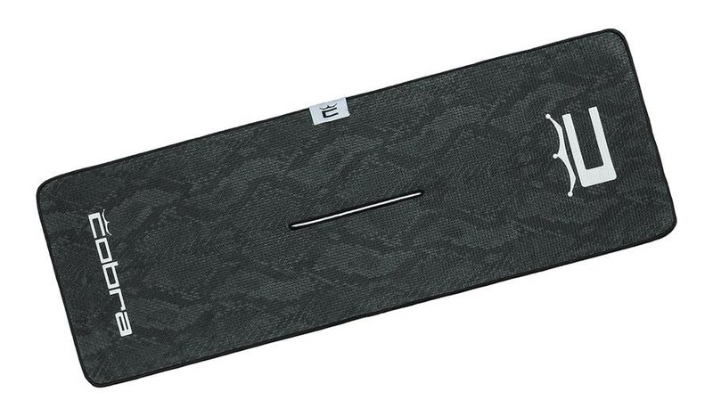 Cobra Snakeskin golfový ručník, black snakeskin