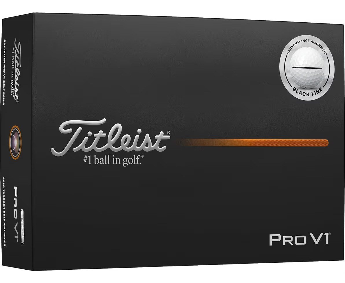 Titleist Pro V1 Performance Alignment Black golfové míčky