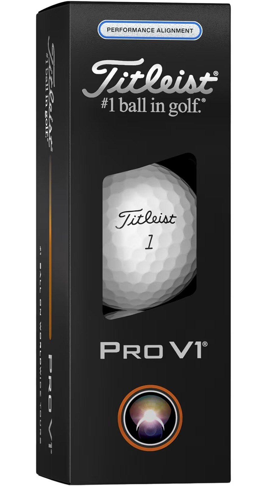 Titleist Pro V1 Performance Alignment Blue golfové míčky