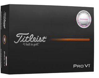 Titleist Pro V1 Performance Alignment Pink golfové míčky