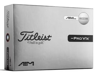 Titleist Pro V1x Left Dash AIM Enhanced golfové míčky