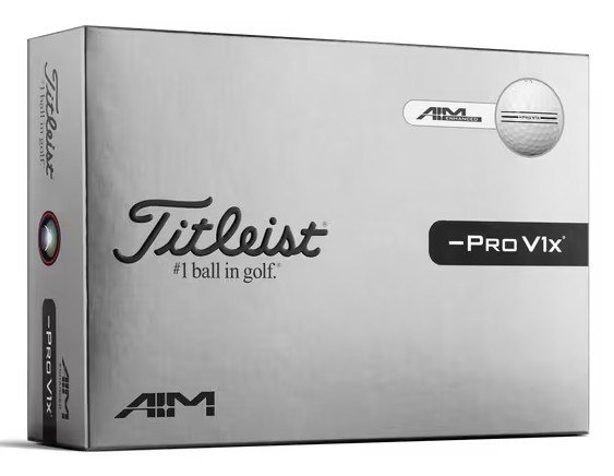 Titleist Pro V1x Left Dash AIM Enhanced golfové míčky