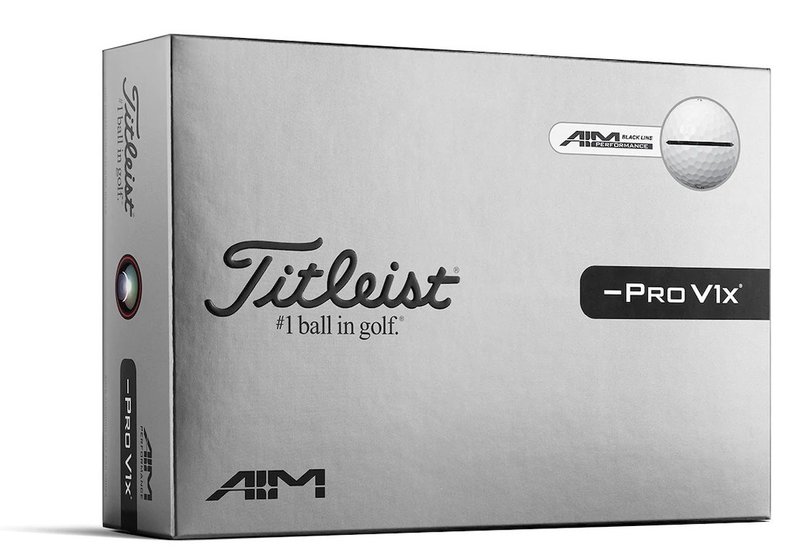 Titleist Pro V1x Left Dash Performance Alignment Black golfové míčky