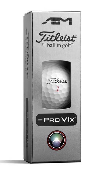 Titleist Pro V1x Left Dash Performance Alignment Black golfové míčky
