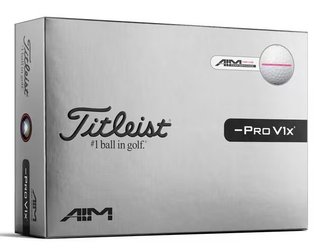Titleist Pro V1x Left Dash Performance Alignment Pink golfové míčky