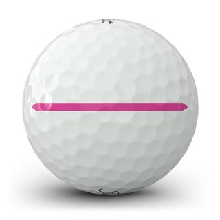 Titleist Pro V1x Left Dash Performance Alignment Pink golfové míčky