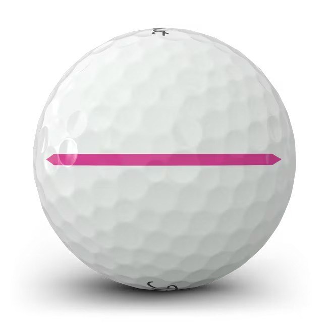 Titleist Pro V1x Left Dash Performance Alignment Pink golfové míčky