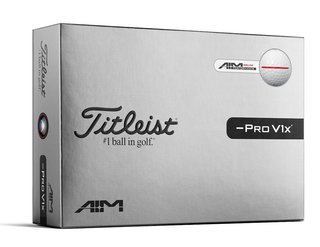 Titleist Pro V1x Left Dash Performance Alignment Red golfové míčky