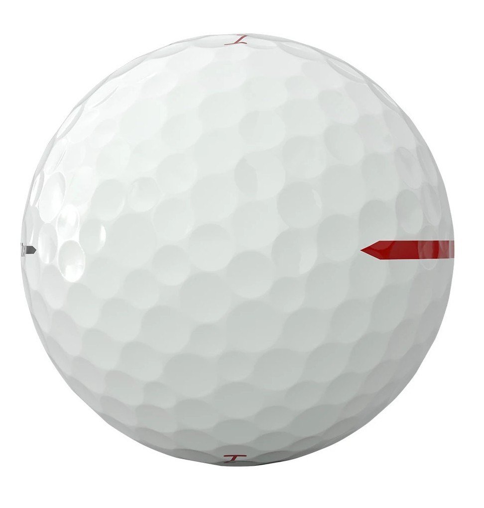 Titleist Pro V1x Left Dash Performance Alignment Red golfové míčky