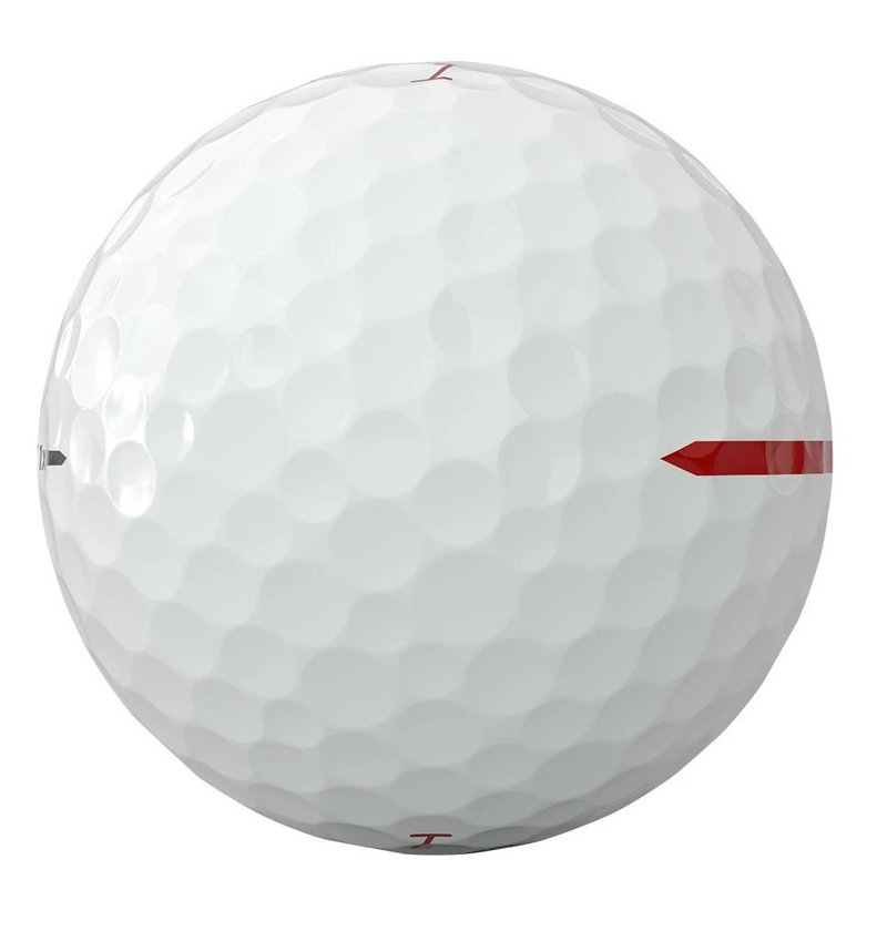 Titleist Pro V1x Left Dash Performance Alignment Red golfové míčky
