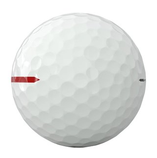 Titleist Pro V1x Left Dash Performance Alignment Red golfové míčky