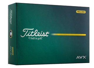 Titleist AVX golfové míčky, žluté