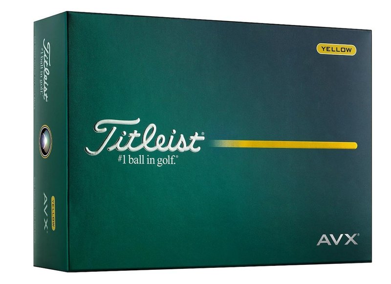 Titleist AVX golfové míčky, žluté