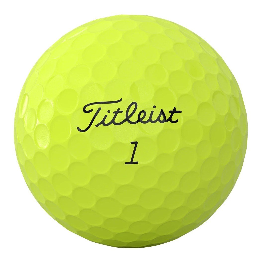 Titleist AVX golfové míčky, žluté