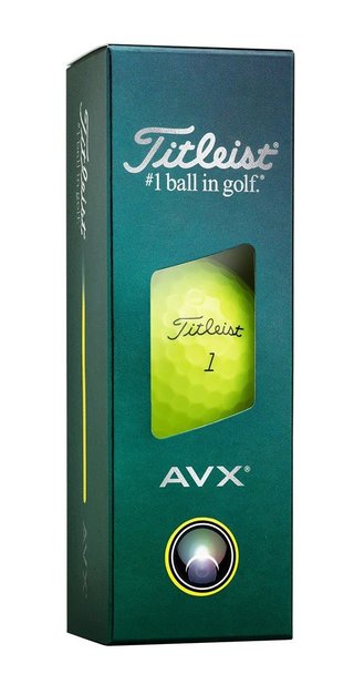 Titleist AVX golfové míčky, žluté