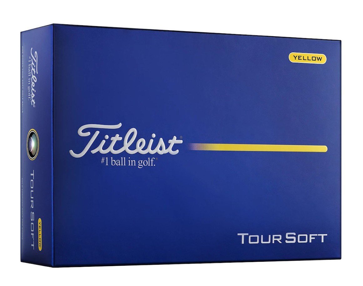 Titleist Tour Soft golfové míčky, žluté
