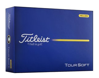Titleist Tour Soft golfové míčky, žluté