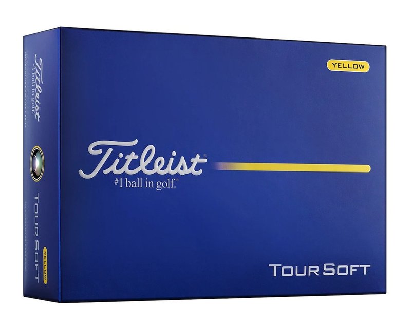 Titleist Tour Soft golfové míčky, žluté