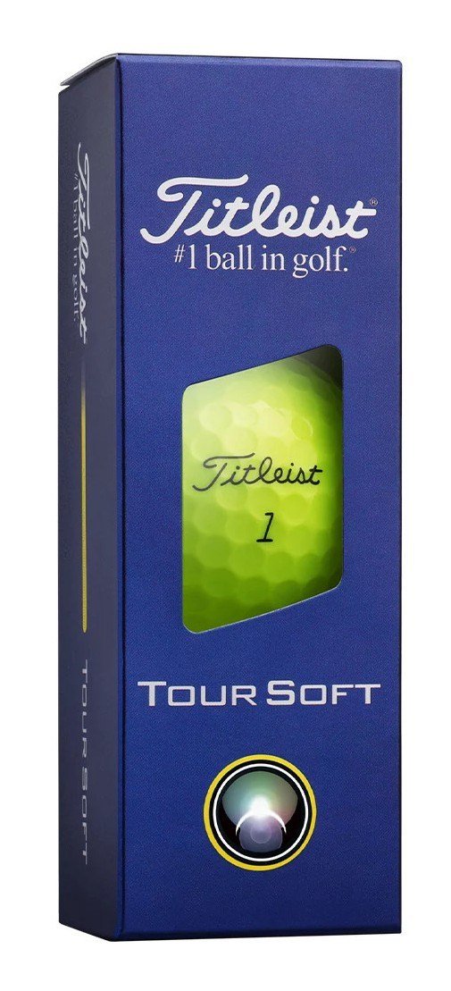 Titleist Tour Soft golfové míčky, žluté