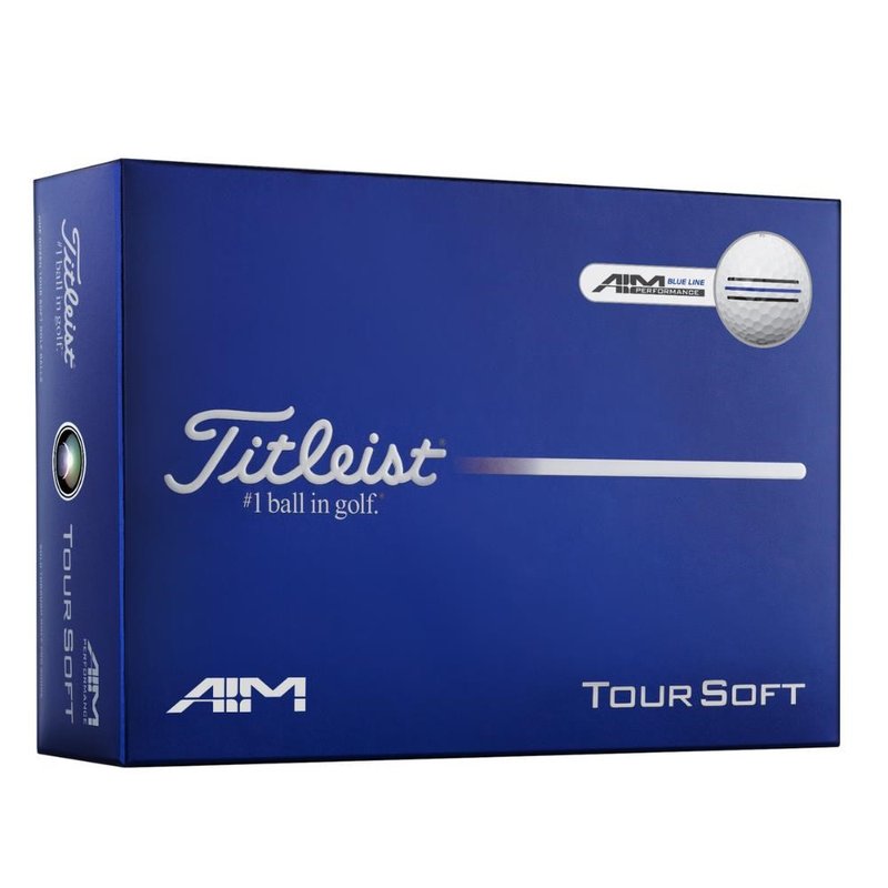Titleist Tour Soft AIM Blue golfové míčky