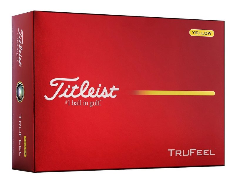 Titleist TruFeel golfové míčky, žluté