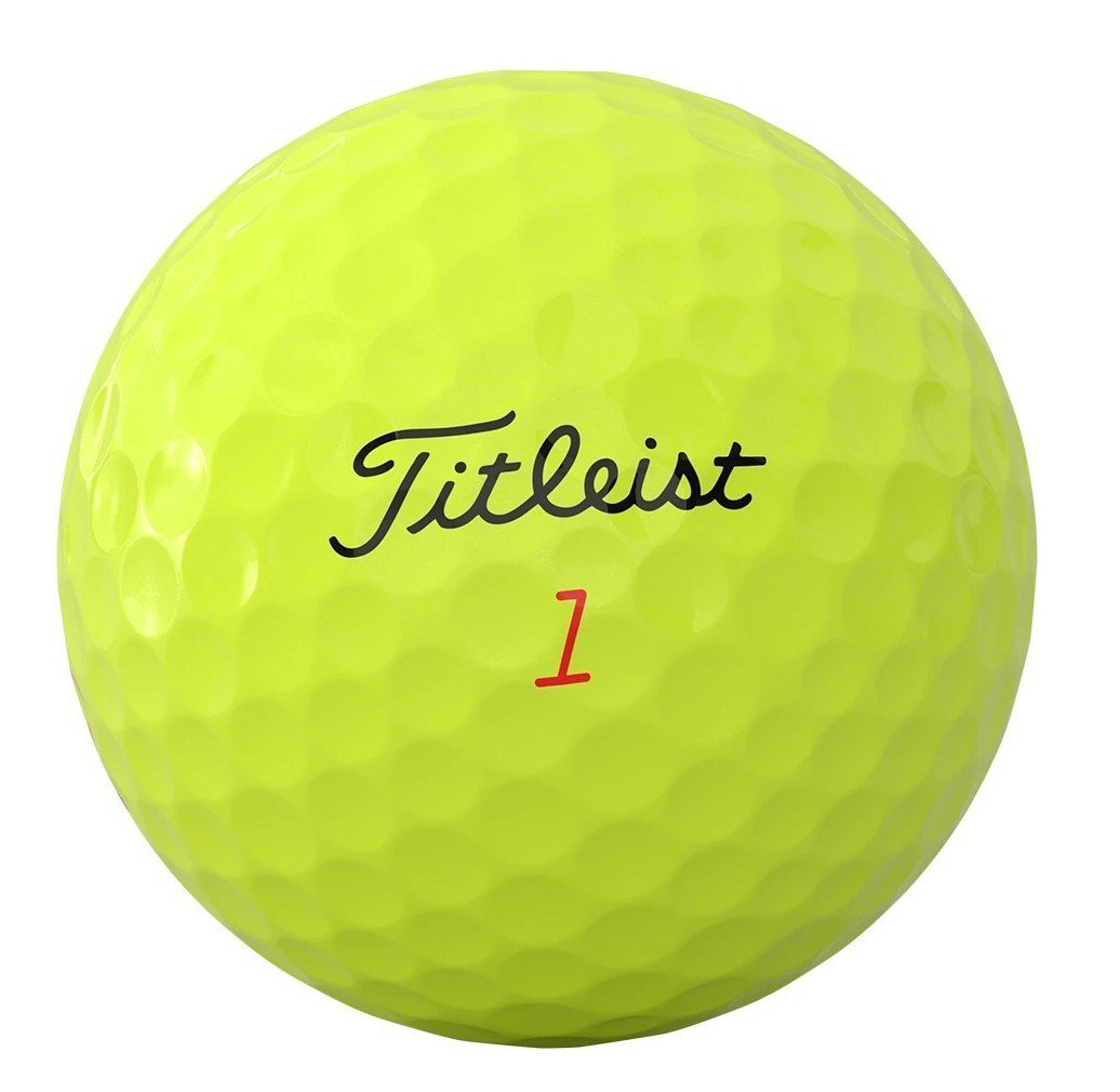 Titleist TruFeel golfové míčky, žluté