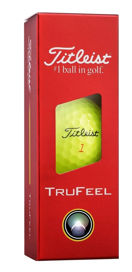 Titleist TruFeel golfové míčky, žluté