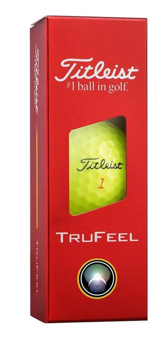 Titleist TruFeel golfové míčky, žluté