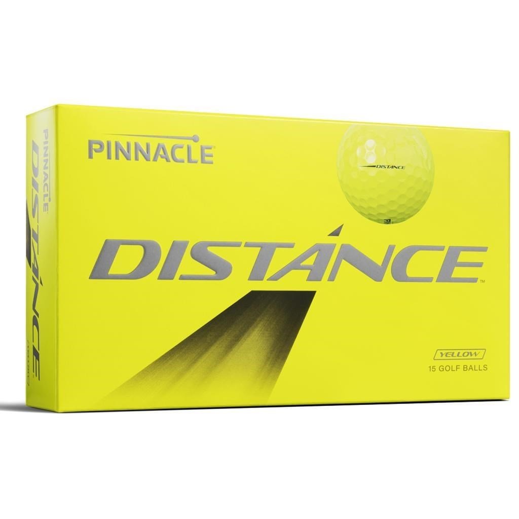 Pinnacle Distance golfové míčky, žluté, 15ks