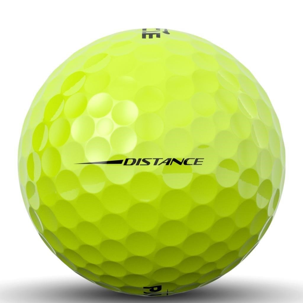 Pinnacle Distance golfové míčky, žluté, 15ks