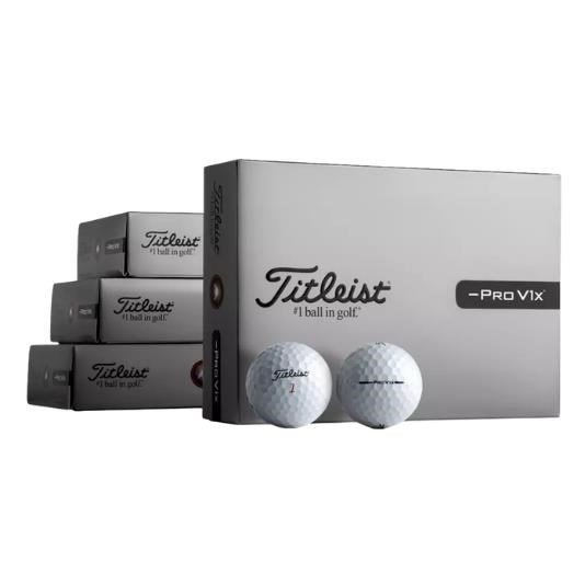 Titleist Pro V1x Left Dash golfové míče, 3+1 zdarma