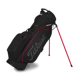 Titleist Players S4 StaDry stand bag, černo/červeno/graphite
