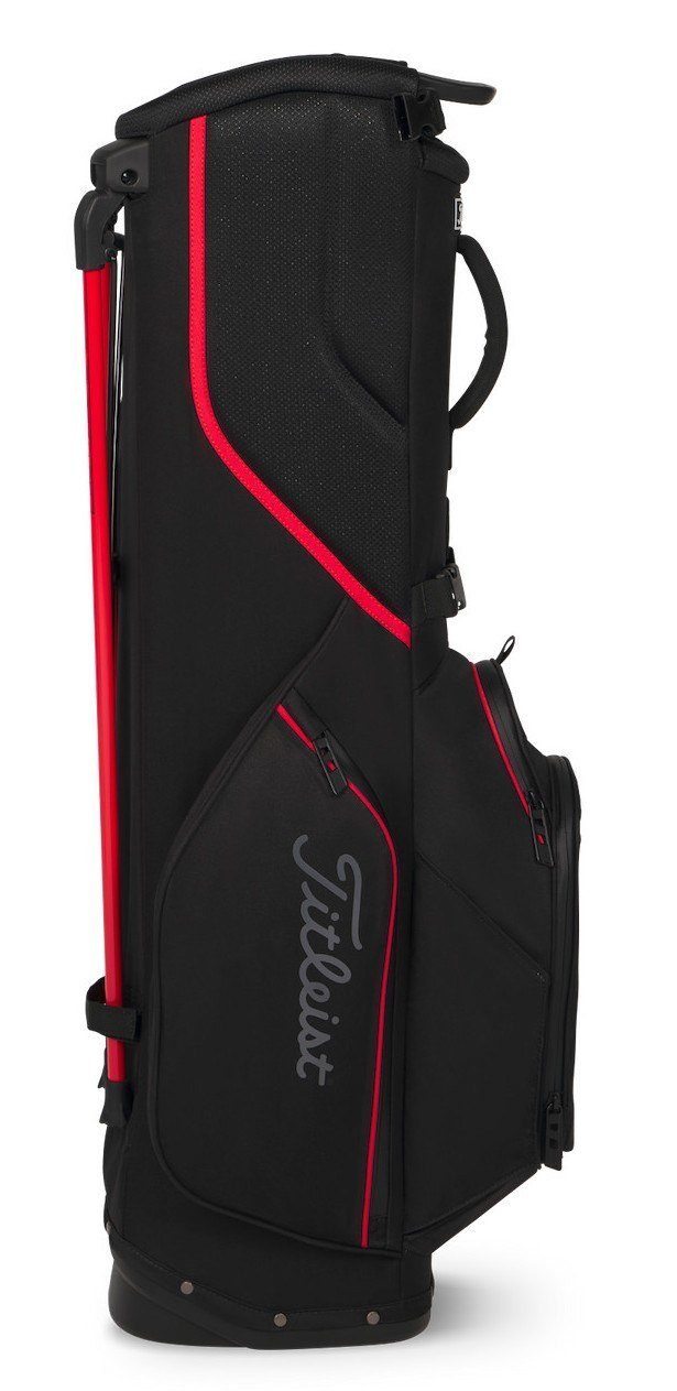 Titleist Players S4 StaDry stand bag, černo/červeno/graphite