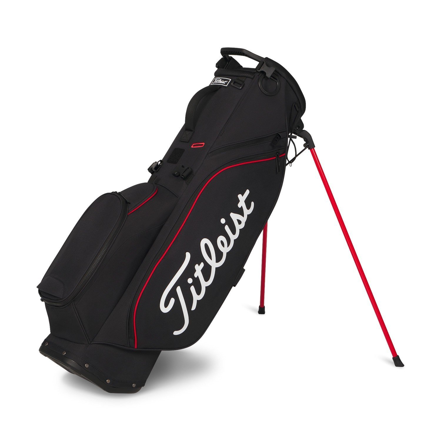 Titleist Players S4 stand bag, černo/červeno/bílý