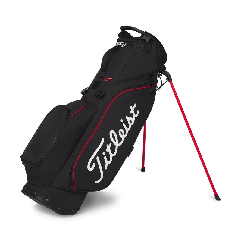 Titleist Players S4 stand bag, černo/červeno/bílý